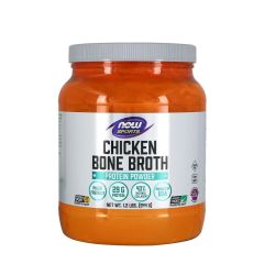 NOW FOODS - BONE BROTH, CHICKEN POWDER - 544 G
