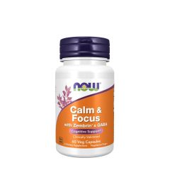 NOW FOODS - CALM & FOCUS WITH ZEMBRIN & GABA - 60 KAPSZULA