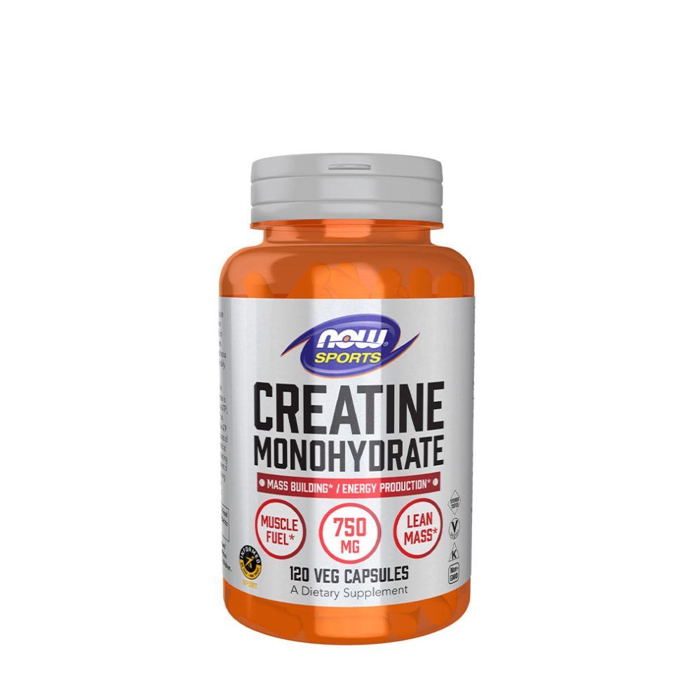 NOW FOODS - CREATINE MONOHYDRATE 750 MG - 120 KAPSZULA