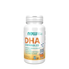 NOW FOODS - DHA KIDS CHEWABLE SOFTGELS - 60 RÁGÓTABLETTA