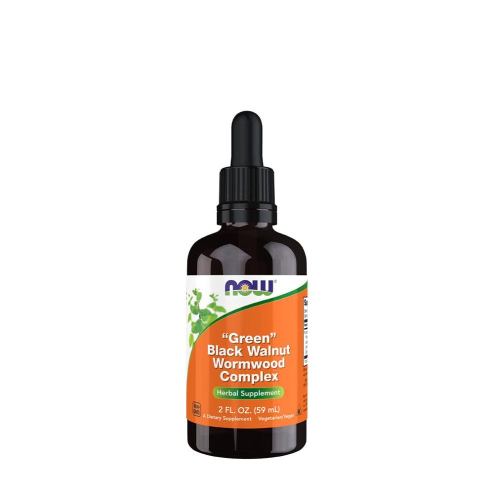 NOW FOODS - FRESH GREEN BLACK WALNUT EXTRACT LIQUID - 59 ML