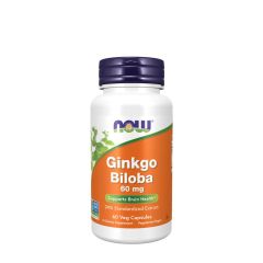 NOW FOODS - GINKGO BILOBA 60 MG - 60 KAPSZULA