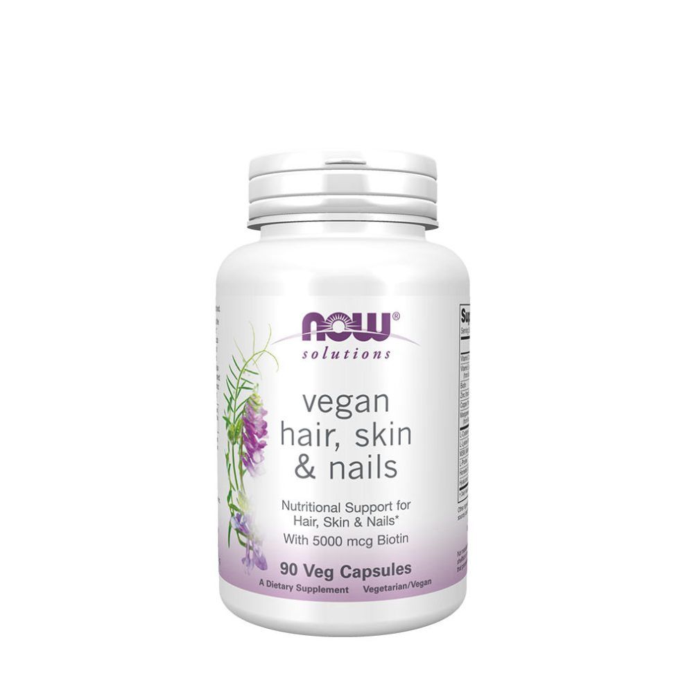 NOW FOODS - HAIR, SKIN & NAILS, VEGAN - 90 KAPSZULA