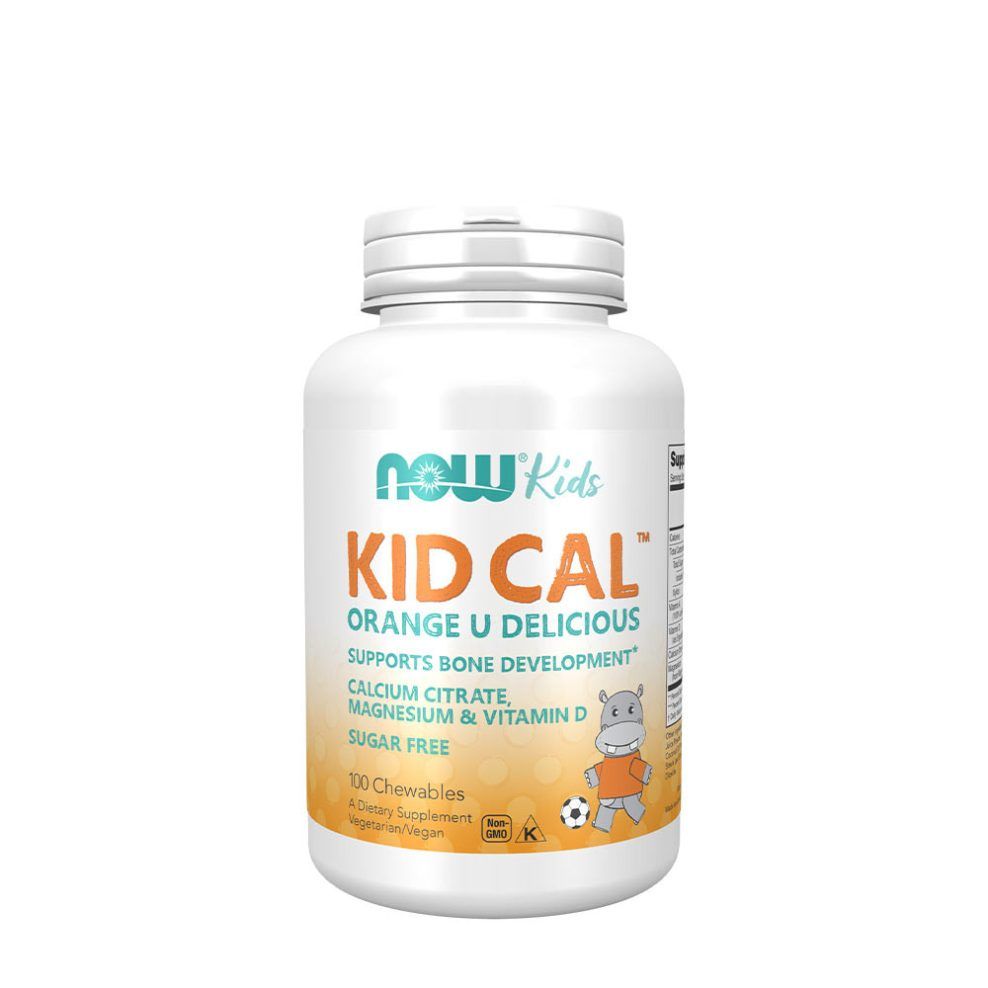 NOW FOODS - KID CAL - 100 RÁGÓTABLETTA