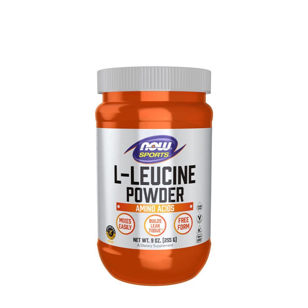 NOW FOODS - L-LEUCINE POWDER - 255 G