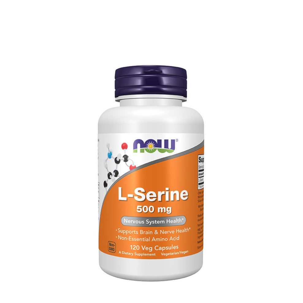 NOW FOODS - L-SERINE 500 MG - 120 KAPSZULA