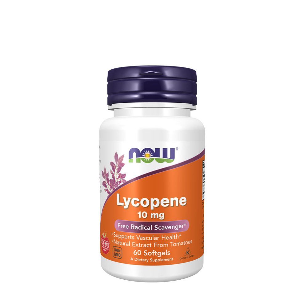 NOW FOODS - LYCOPENE 10 MG - 60 LÁGYKAPSZULA