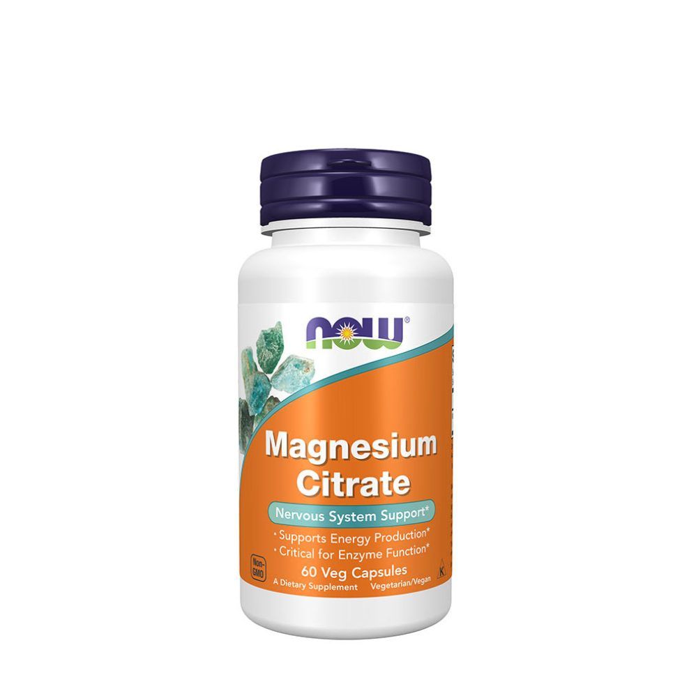 NOW FOODS - MAGNESIUM CITRATE - 60 KAPSZULA