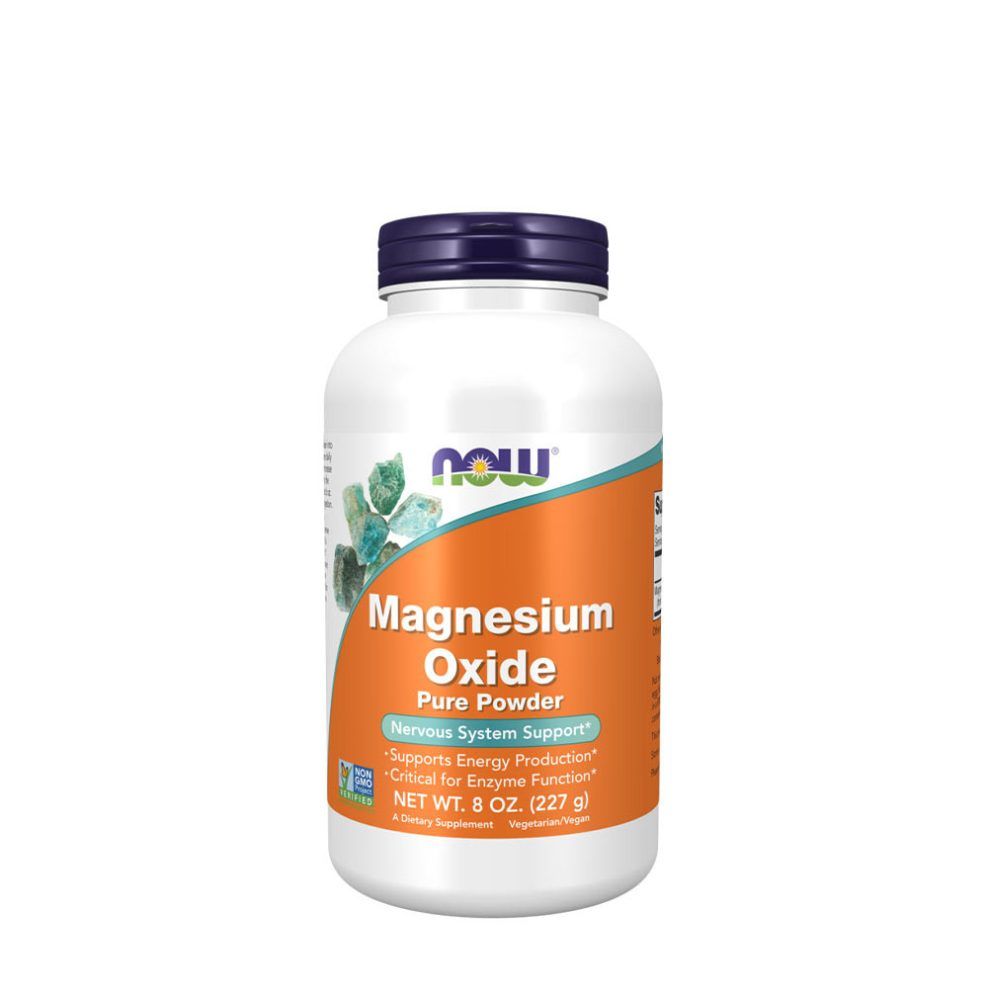 NOW FOODS - MAGNESIUM OXIDE POWDER - 227 G