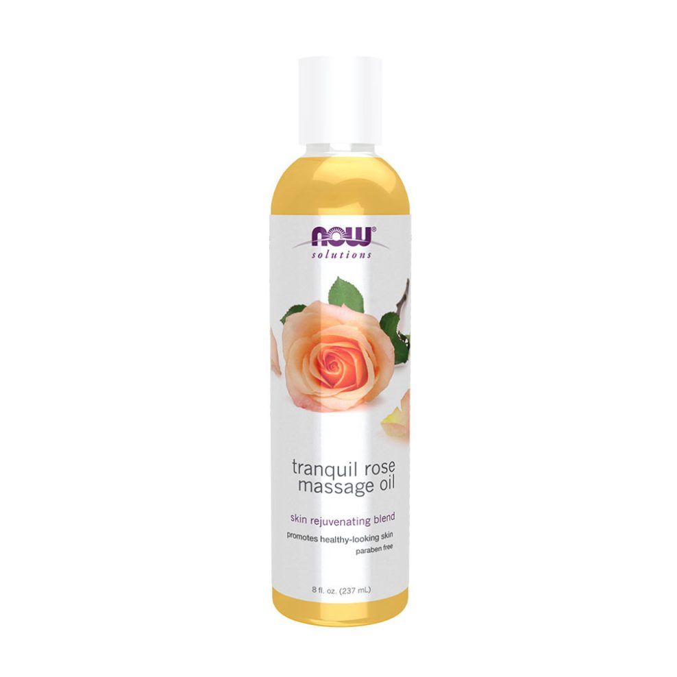 NOW FOODS - TRANQUIL ROSE MASSAGE OIL - 237 ML