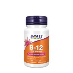 NOW FOODS - VITAMIN B-12 5000 MCG - 60 SZOPOGATÓ TABLETTA