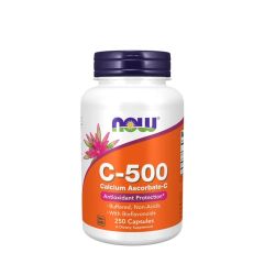 NOW FOODS - VITAMIN C-500 CALCIUM ASCORBATE-C - 250 KAPSZULA