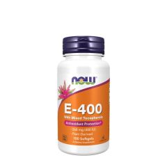 NOW FOODS - VITAMIN E-400 WITH MIXED TOCOPHEROLS - 100 LÁGYKAPSZULA