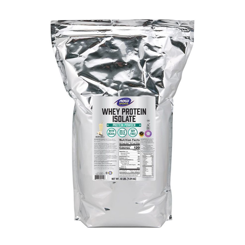 NOW FOODS - WHEY PROTEIN ISOLATE - 4540 G