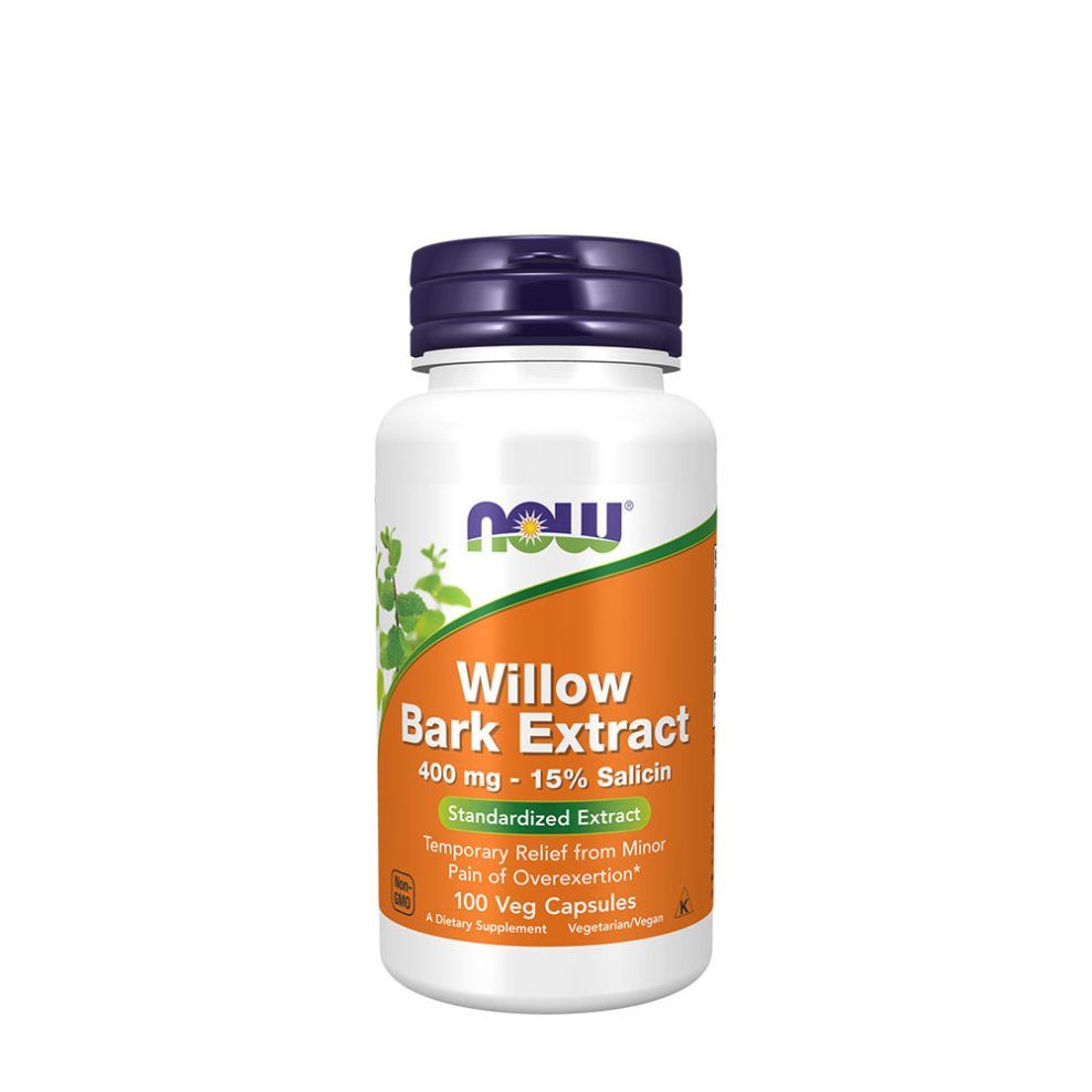 NOW FOODS - WILLOW BARK EXTRACT 400 MG - 100 KAPSZULA