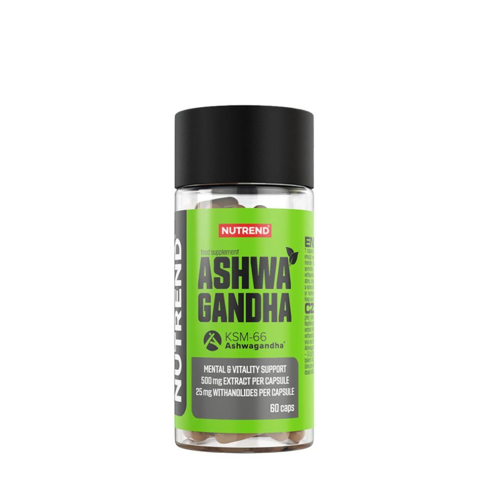 NUTREND - ASHWAGANDHA KSM-66 - 60 KAPSZULA