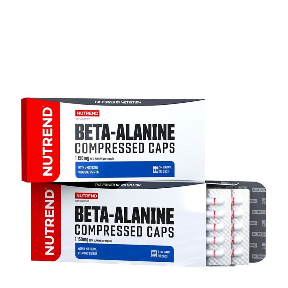 NUTREND - BETA-ALANINE COMPRESSED CAPS - BÉTA-ALANIN - 90 KAPSZULA