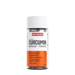 NUTREND - CURCUMIN + BIOPERINE + VITAMIN D - 60 KAPSZULA
