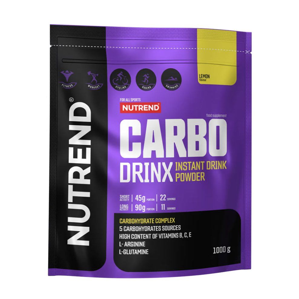 NUTREND - NUTREND CARBODRINX (1000G, - LEMON) - 1000 G