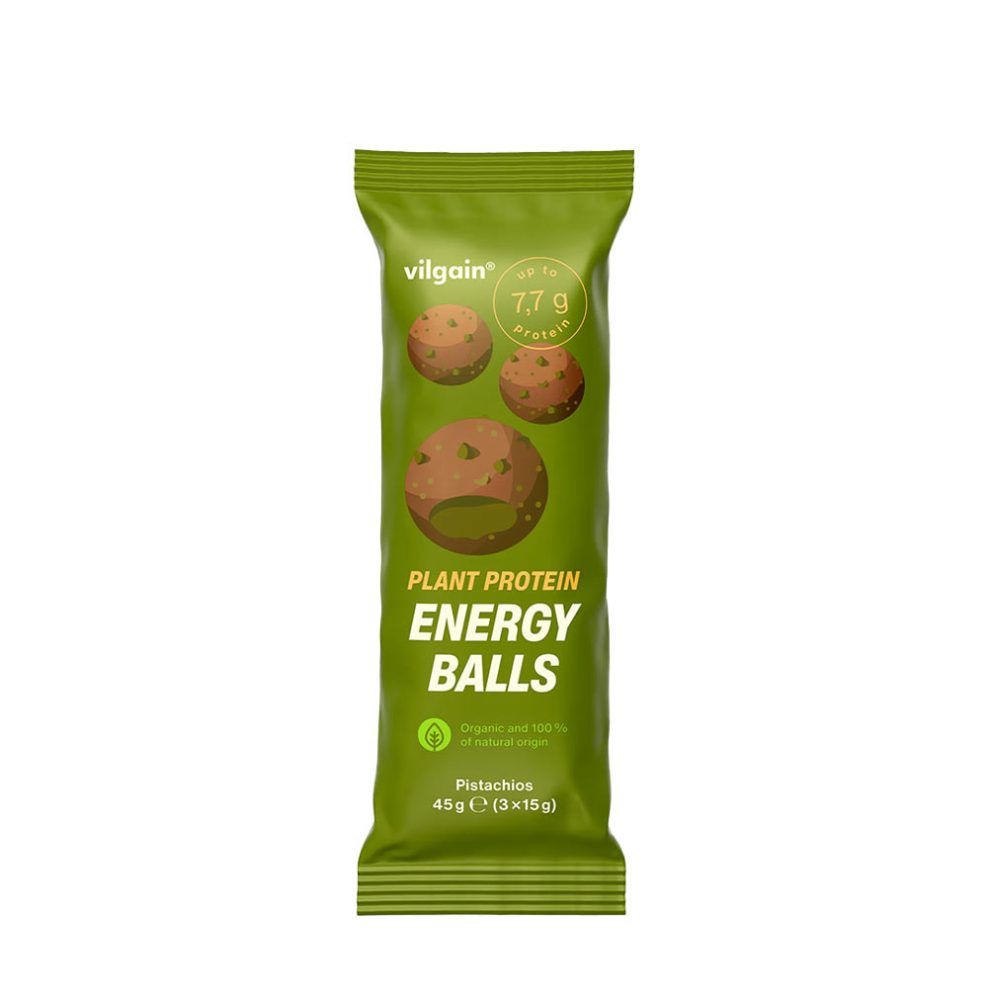 VILGAIN - PLANT PROTEIN ENERGY BALLS BIO PISTACHIOS - 45 G