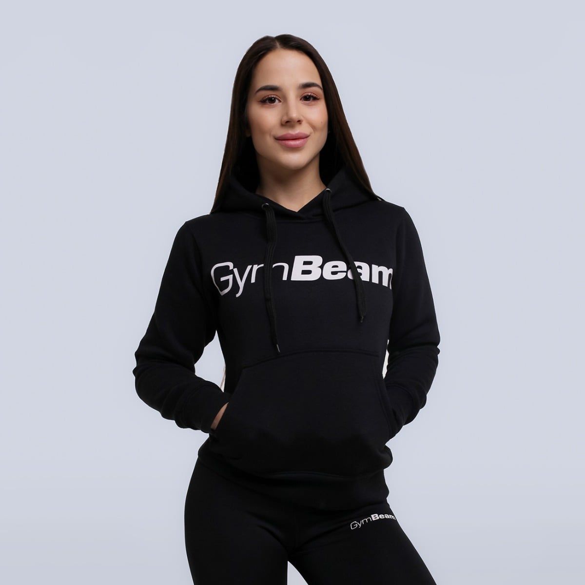 GYMBEAM - ATHLETE BLACK NŐI PULÓVER - FEKETE