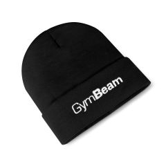 GYMBEAM - FÉRFI BEANIE BLACK SAPKA - FEKETE