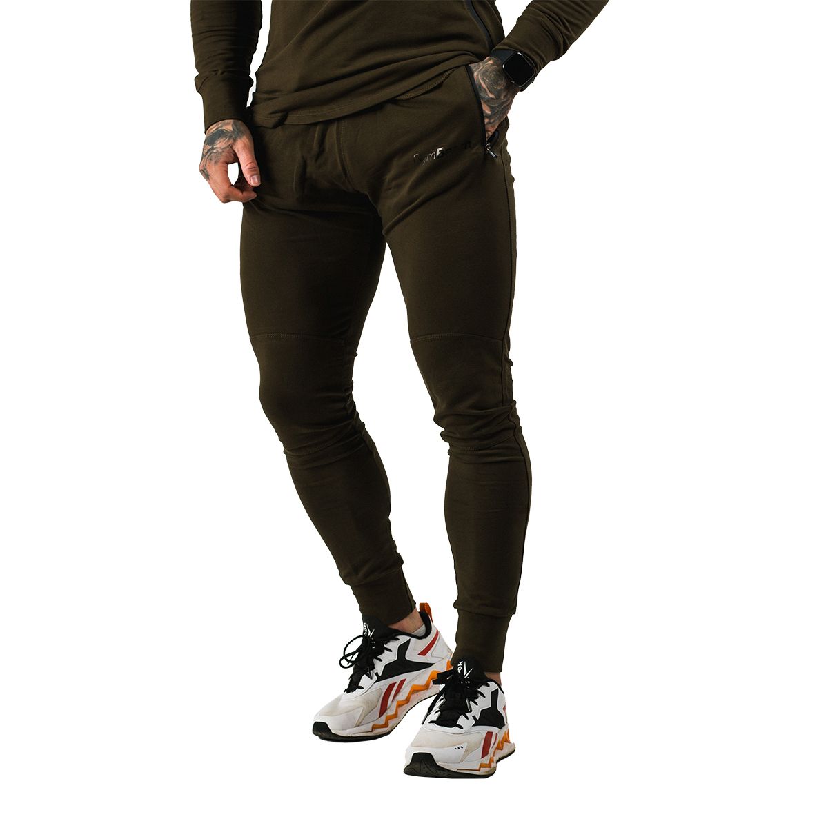 GYMBEAM - FÉRFI URBAN MILITARY GREEN MELEGÍTŐNADRÁG - ZÖLD