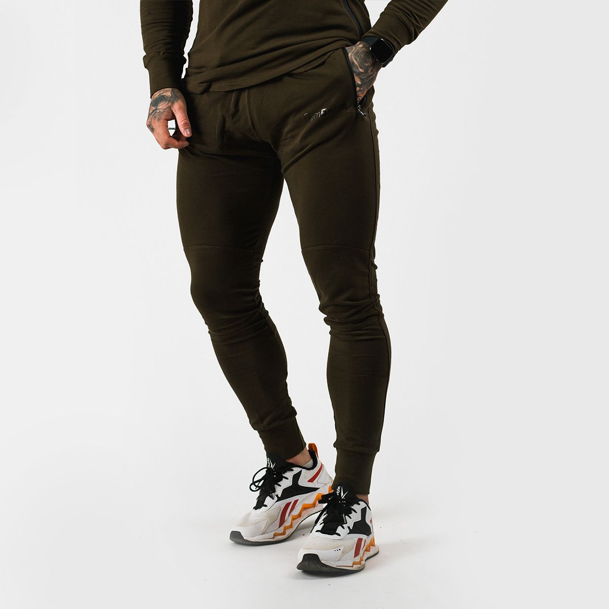 GYMBEAM - FÉRFI URBAN MILITARY GREEN MELEGÍTŐNADRÁG - ZÖLD