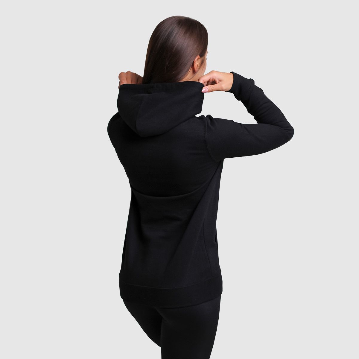 GYMBEAM - PRO HOODIE NŐI PULÓVER - FEKETE