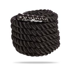 GYMBEAM - BATTLE ROPE ERŐSÍTŐ KÖTÉL 12 M - FEKETE