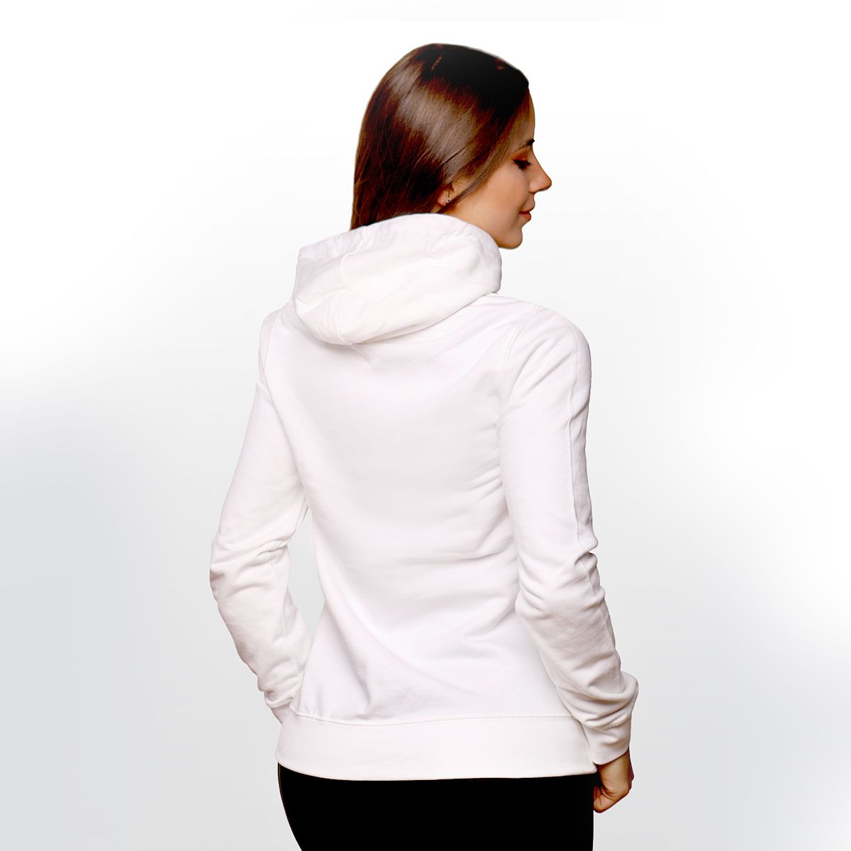 GYMBEAM - PRO HOODIE NŐI PULÓVER - FEHÉR