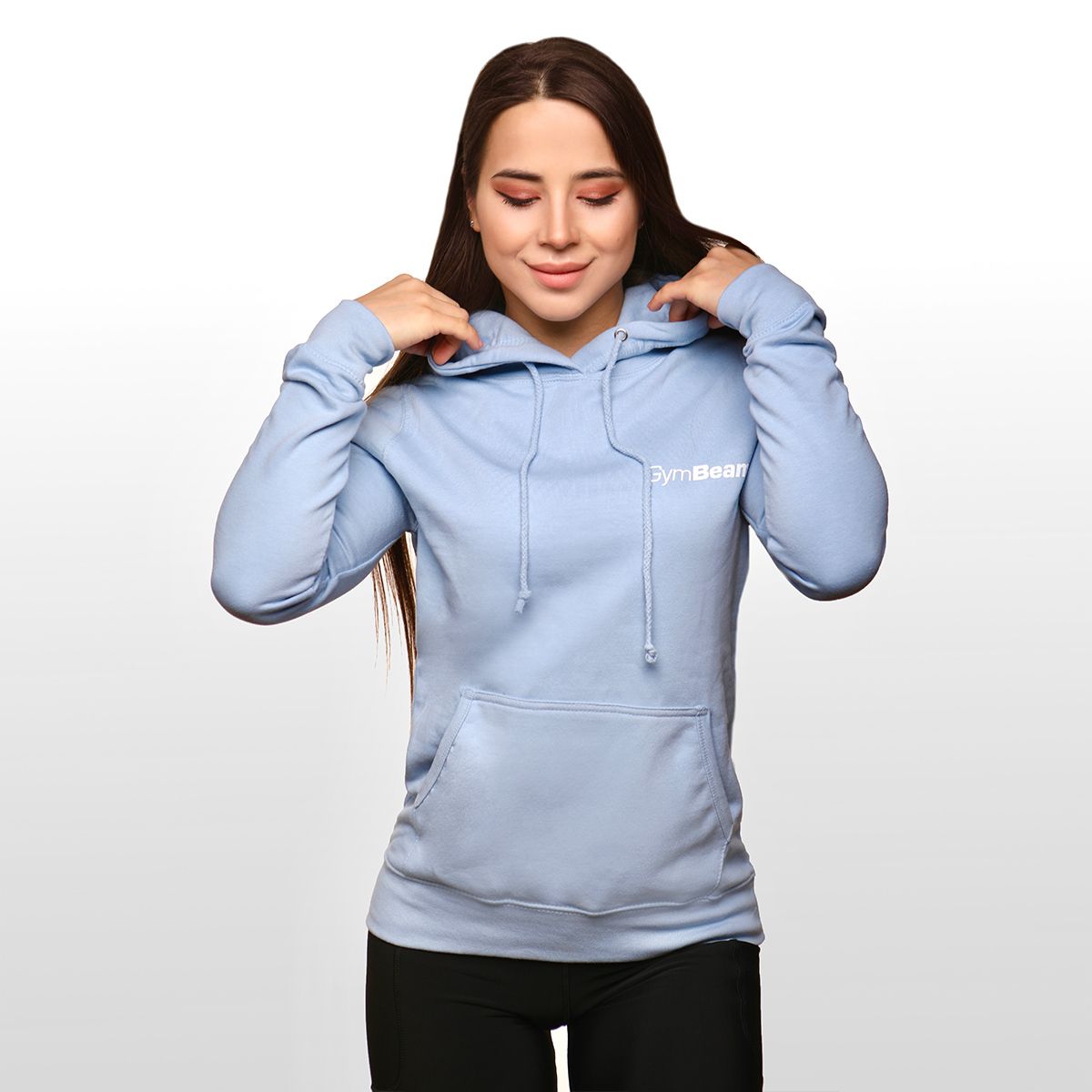 GYMBEAM - PRO HOODIE NŐI PULÓVER - KÉK