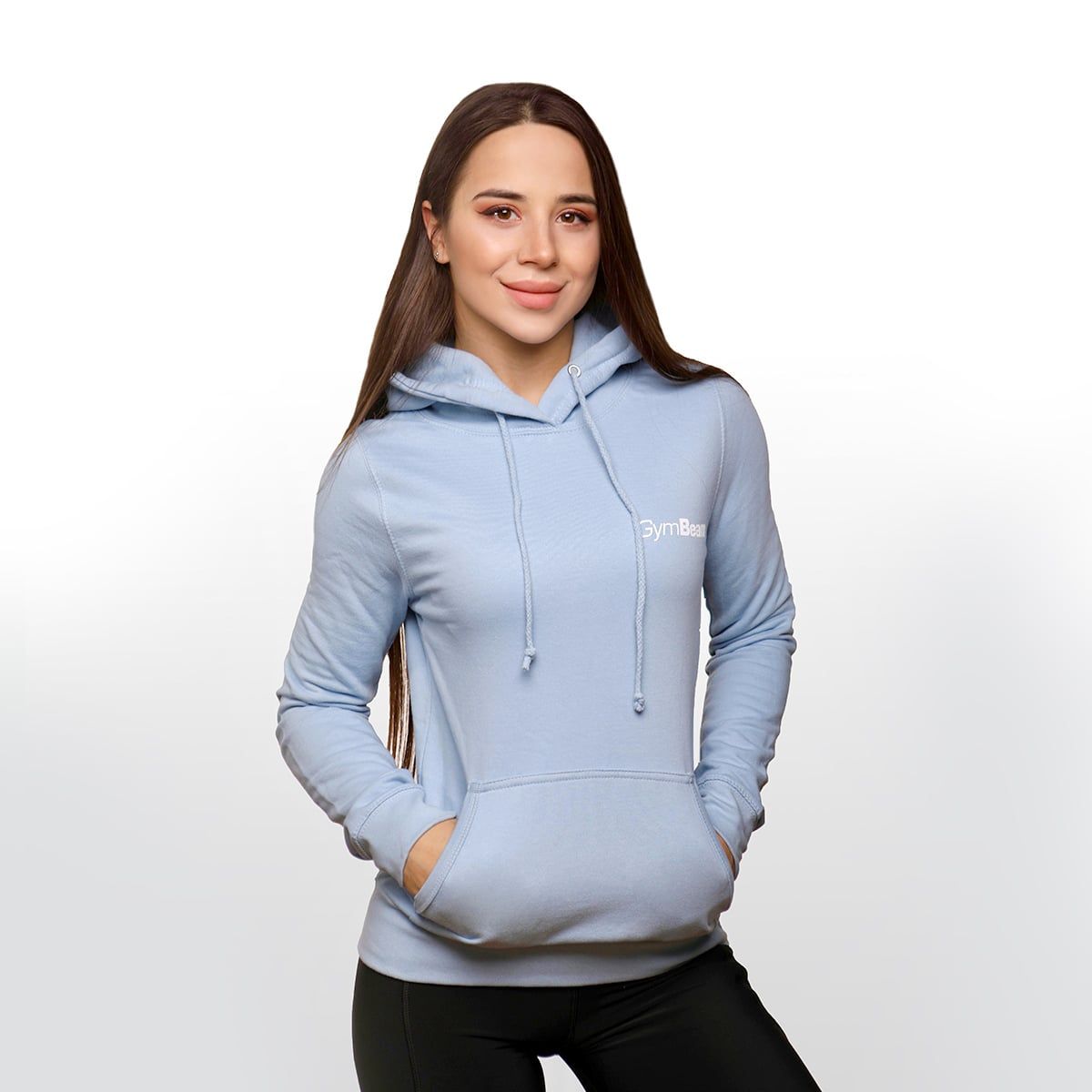 GYMBEAM - PRO HOODIE NŐI PULÓVER - KÉK