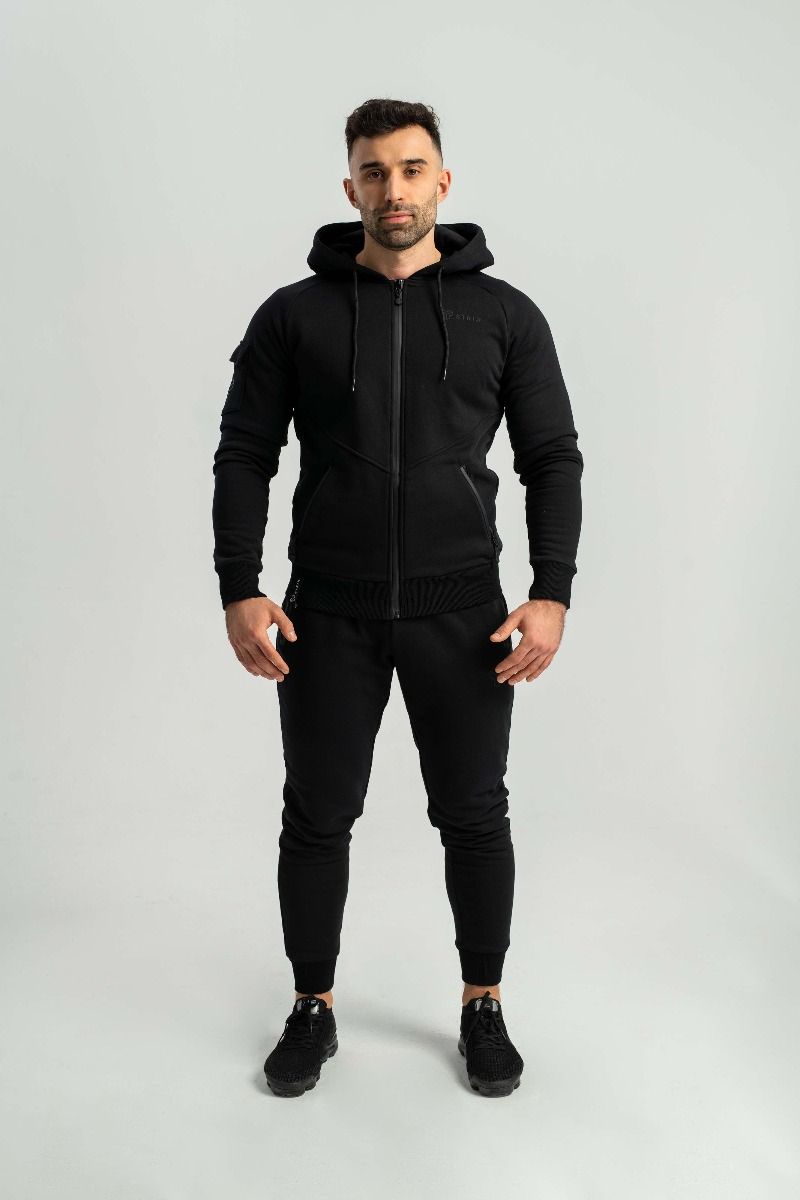 GYMBEAM - STRIX - FÉRFI NOVA BLACK MELEGÍTŐNADRÁG - FEKETE