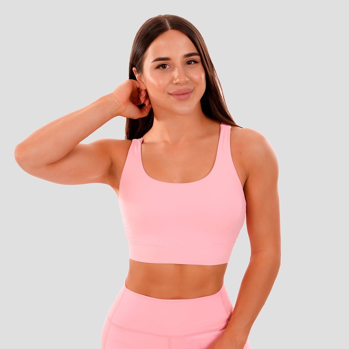 GYMBEAM - NŐI CUT-OUT SPORTMELLTARTÓ - RÓZSASZÍN