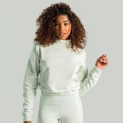 GYMBEAM - STRIX - ESSENTIAL HIGH-NECK NŐI PULÓVER - SZÜRKE