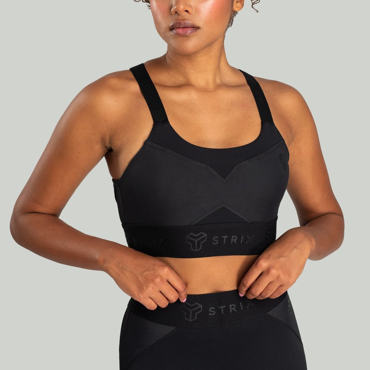 GYMBEAM - STRIX - NŐI NEBULA SPORTMELLTARTÓ - FEKETE