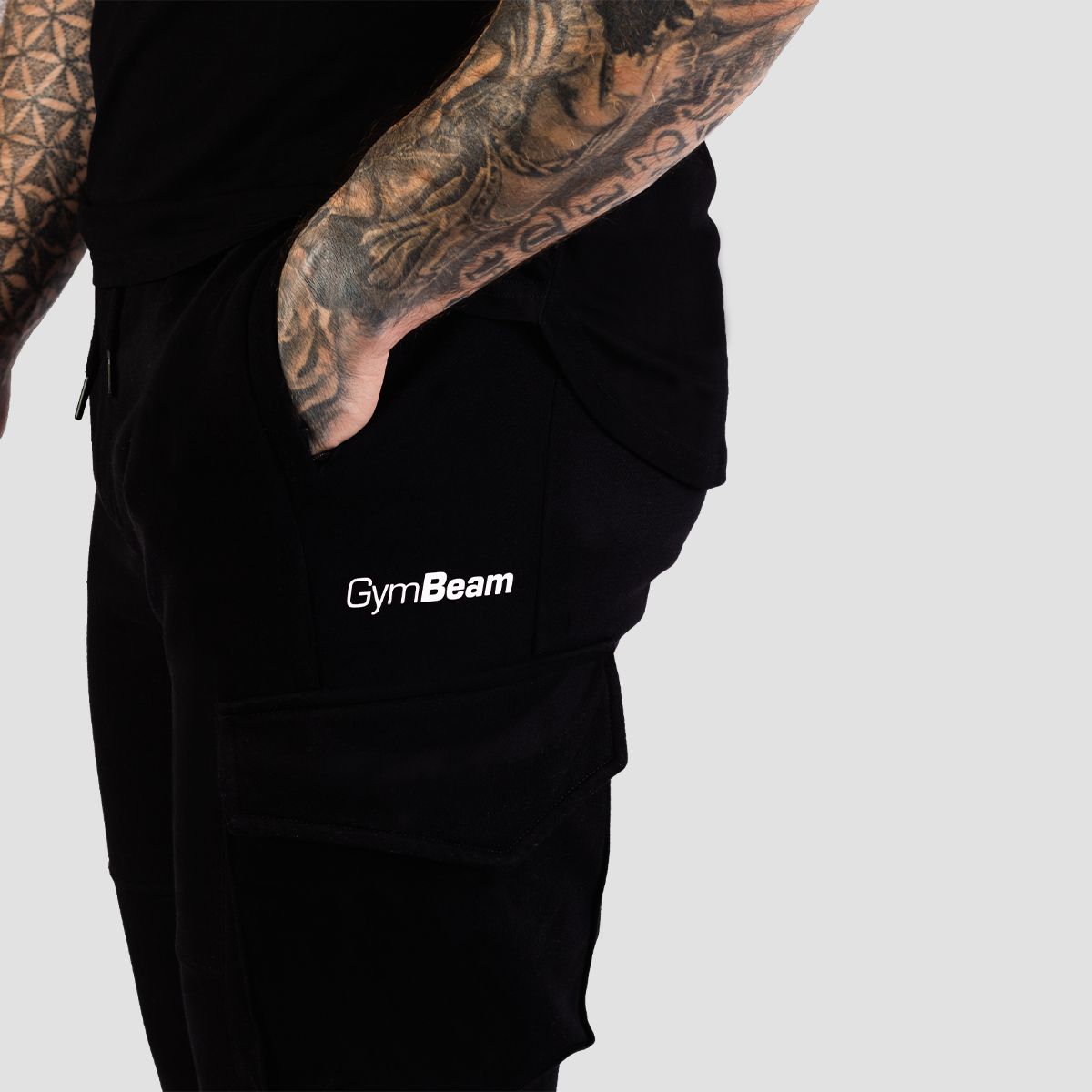 GYMBEAM - FÉRFI TRN MELEGÍTŐNADRÁG - FEKETE