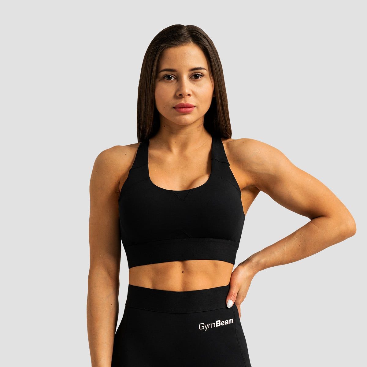 GYMBEAM - NŐI LIMITLESS SPORTMELLTARTÓ - FEKETE