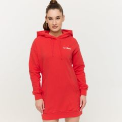 GYMBEAM - LIMITLESS LONGLINE NŐI KAPUCNIS PULÓVER - PIROS