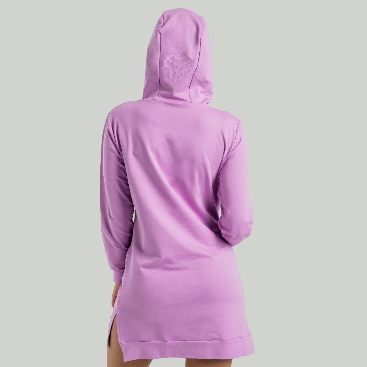 GYMBEAM - STRIX - ALPHA LONGLINE NŐI KAPUCNIS PULÓVER - LILA