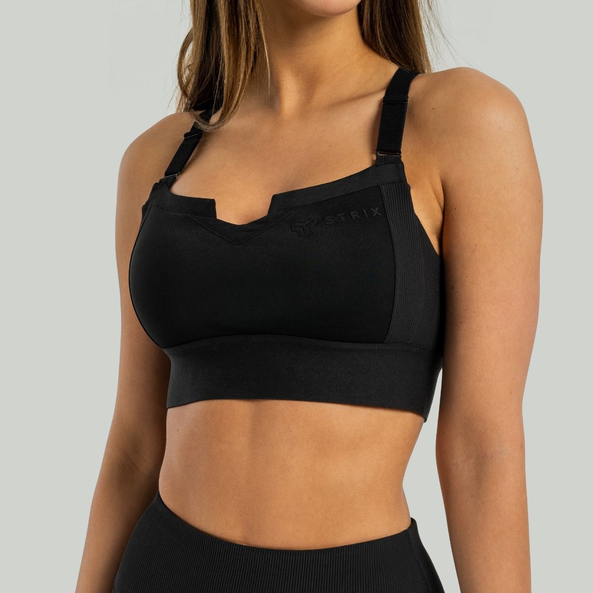GYMBEAM - STRIX - NŐI STELLAR SPORTMELLTARTÓ - FEKETE GYMBEAM - STRIX - NŐI STELLAR SPORTMELLTARTÓ - FEKETE