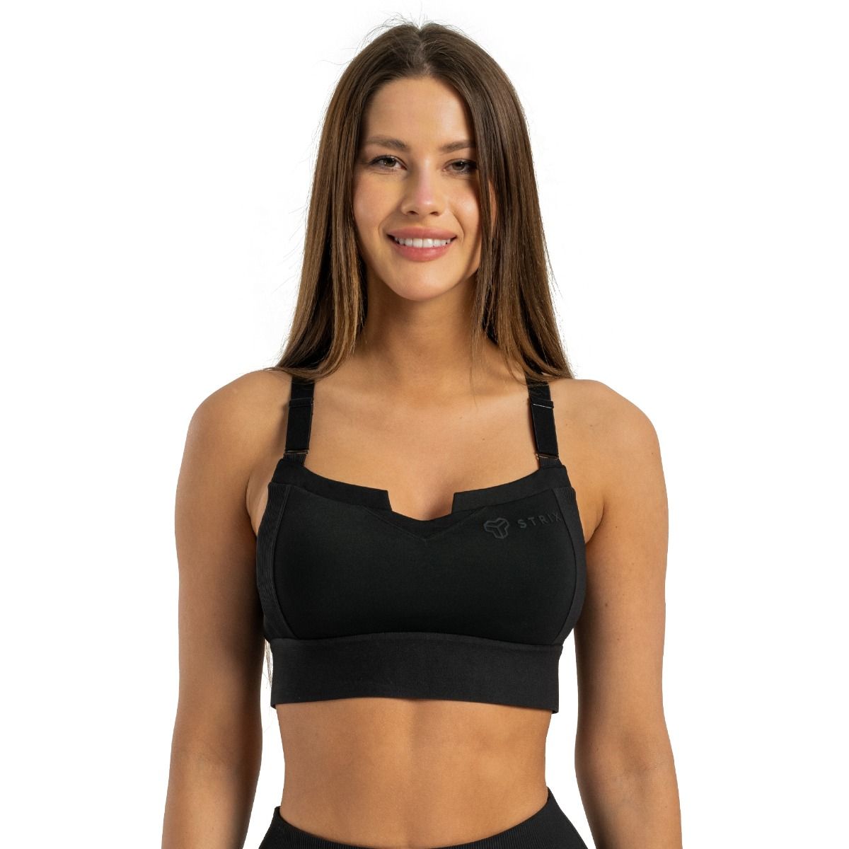 GYMBEAM - STRIX - NŐI STELLAR SPORTMELLTARTÓ - FEKETE GYMBEAM - STRIX - NŐI STELLAR SPORTMELLTARTÓ - FEKETE