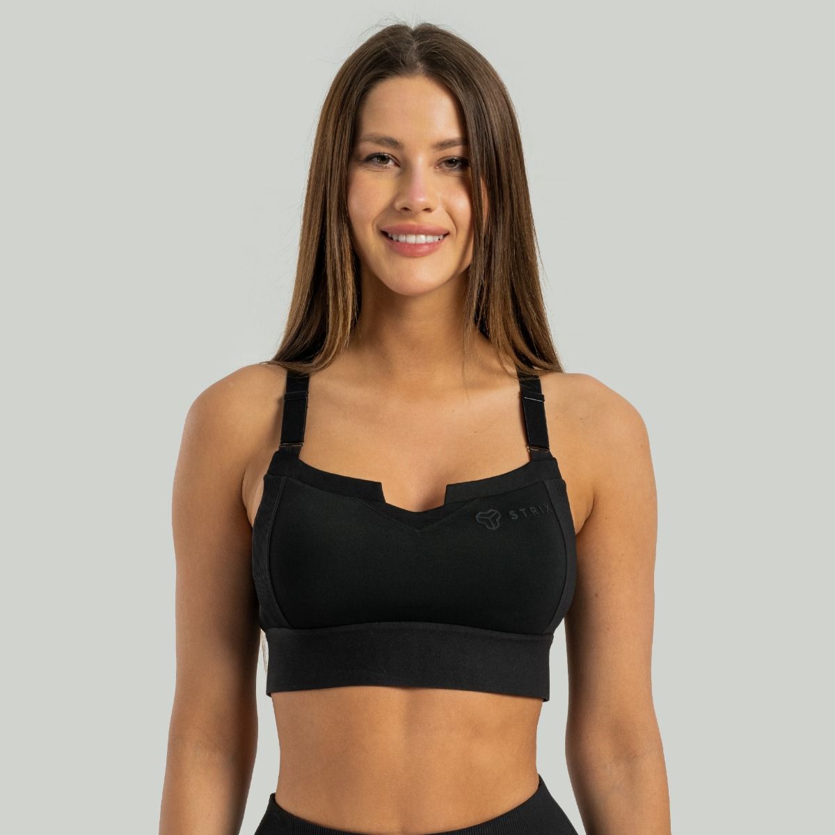 GYMBEAM - STRIX - NŐI STELLAR SPORTMELLTARTÓ - FEKETE