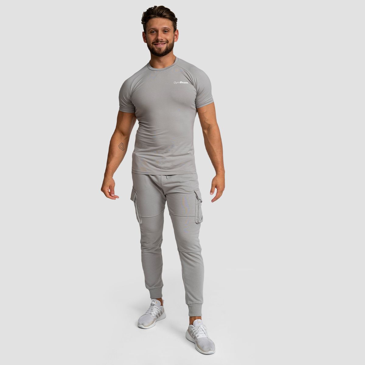 GYMBEAM - FÉRFI TRN GREY MELEGÍTŐNADRÁG - SZÜRKE