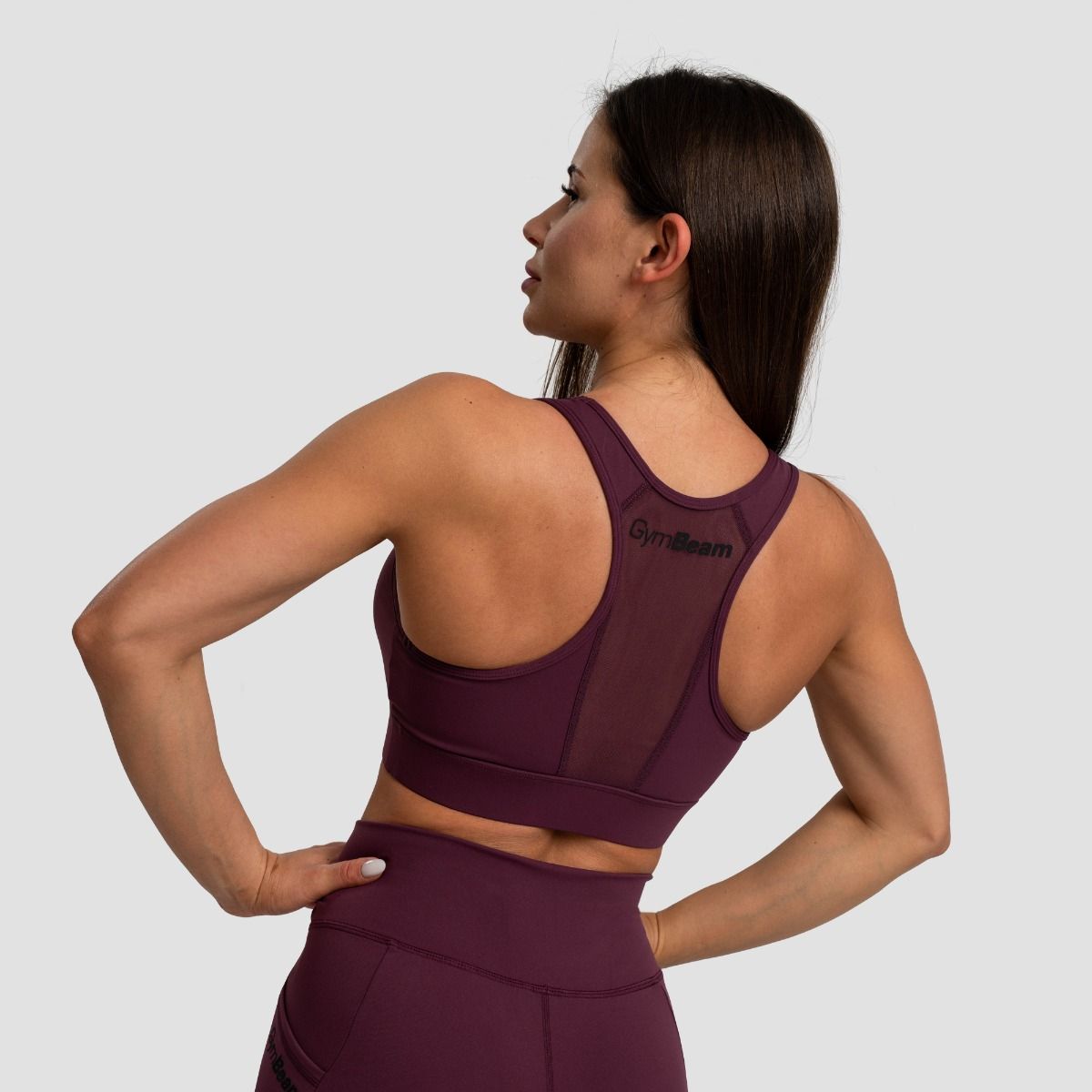 GYMBEAM - NŐI MESH PANEL SPORTMELLTARTÓ - LILA