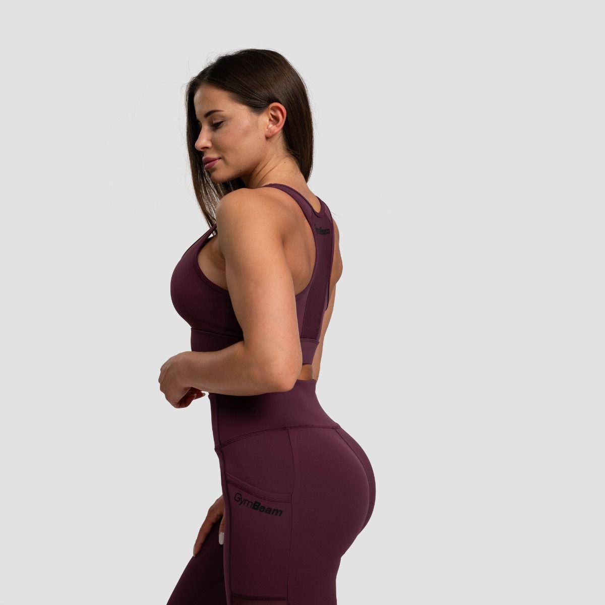 GYMBEAM - NŐI MESH PANEL SPORTMELLTARTÓ - LILA