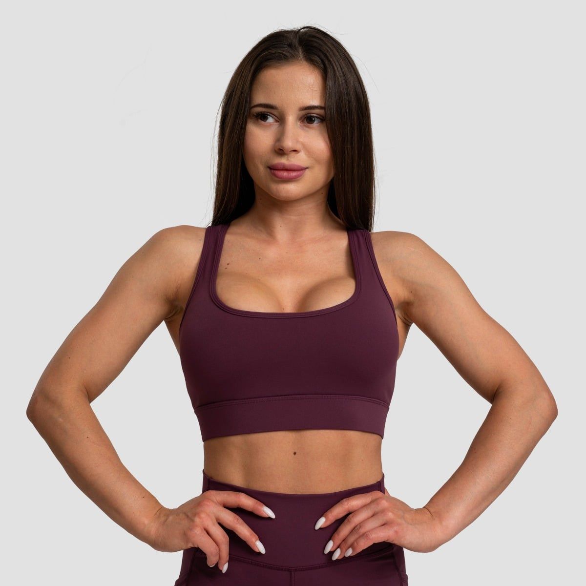 GYMBEAM - NŐI MESH PANEL SPORTMELLTARTÓ - LILA