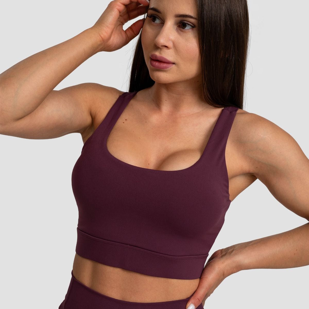GYMBEAM - NŐI CUT-OUT SPORTMELLTARTÓ - LILA