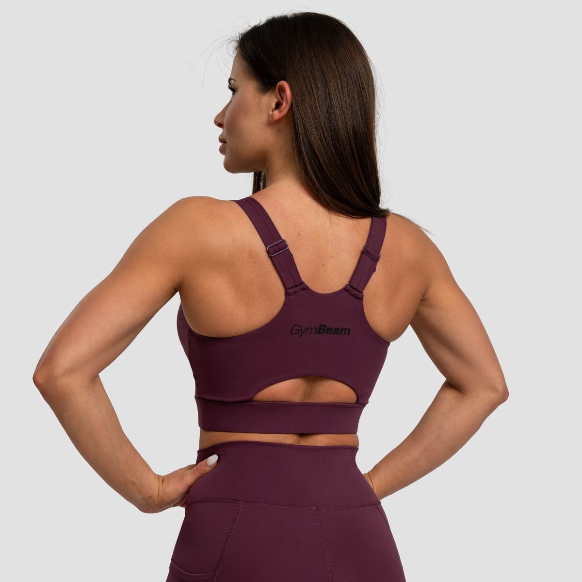 GYMBEAM - NŐI CUT-OUT SPORTMELLTARTÓ - LILA